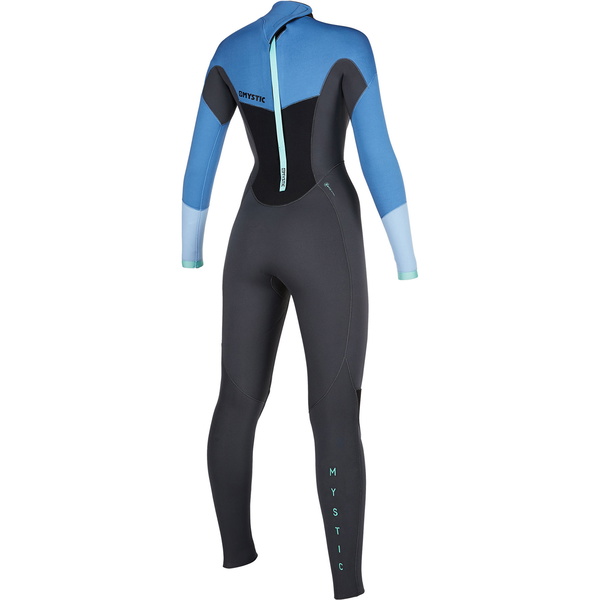 2021 Mystic Frauen Star 5/3mm Back Zip Anzug 200027 - Menthol Blau