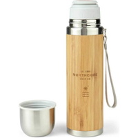 Bambus & Edelstahl Flachmann Mit Becher 360ml