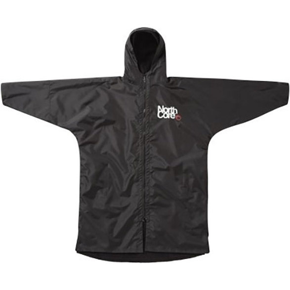 2026 Northcore Beach Basha Pro 4 Season Robe / Poncho NOCO24J  Black