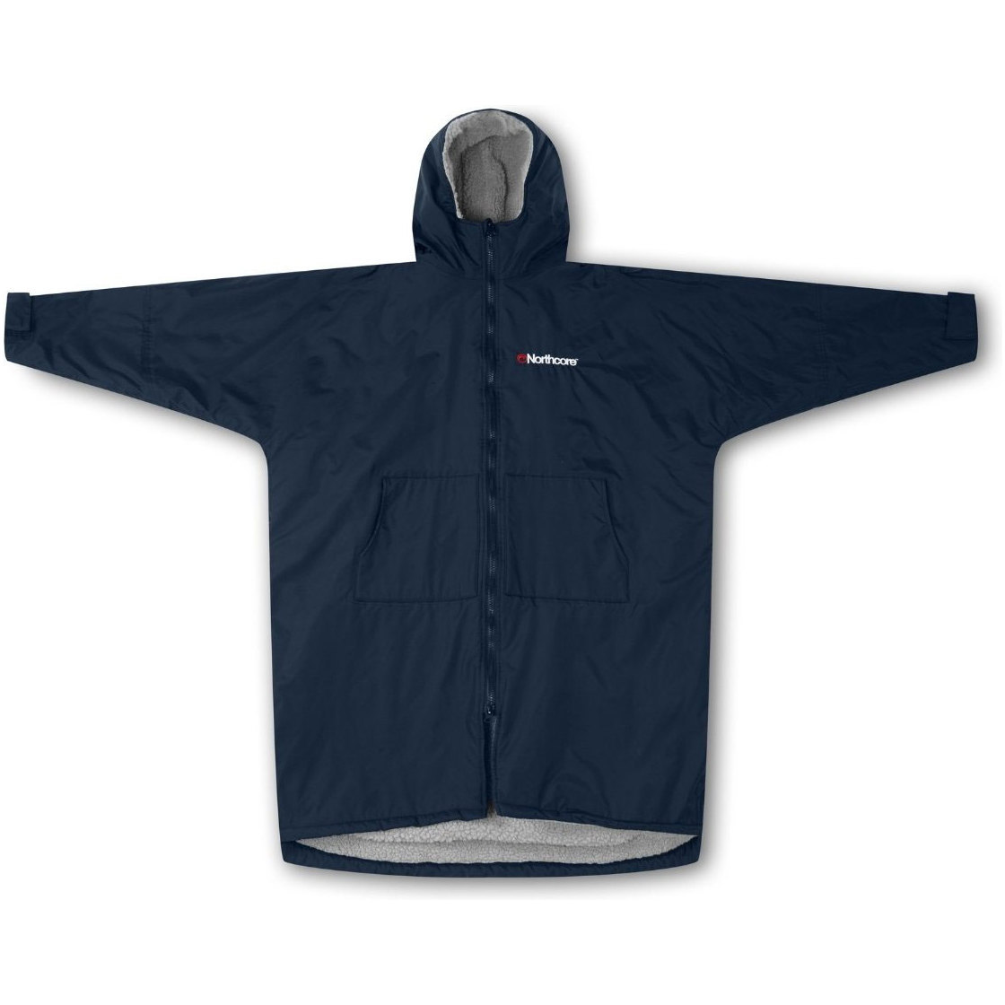 2026 Northcore Beach Basha Sport Langarm Changing Robe Noco24n - Blau