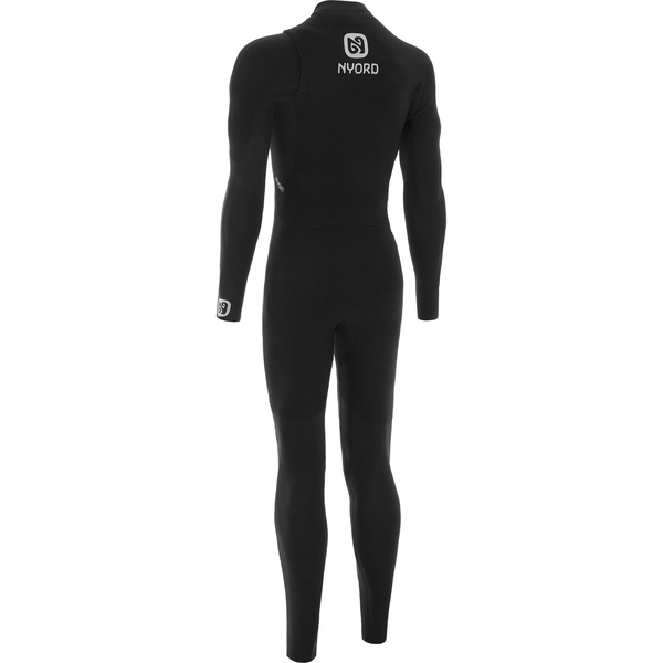 2025 Nyord Männer Furno Warmth 4/3mm Brustreißverschluss Gbs Neoprenanzug FWM43001 - Black