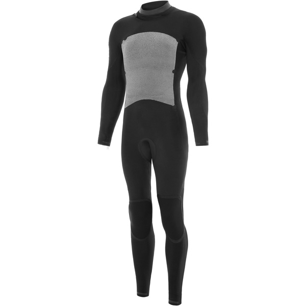2025 Nyord Männer Furno Warmth 4/3mm Brustreißverschluss Gbs Neoprenanzug FWM43001 - Black