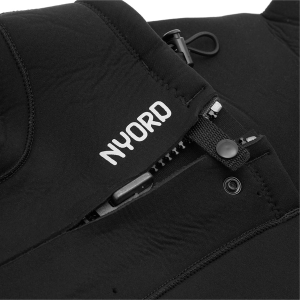 2025 Nyord Männer Furno Warmth 4/3mm Brustreißverschluss Gbs Neoprenanzug FWM43001 - Black
