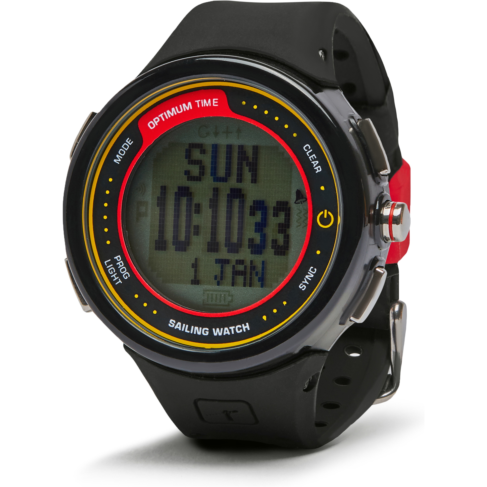 2026 Optimum Time Series 12 Segeluhr Os123 - Schwarz