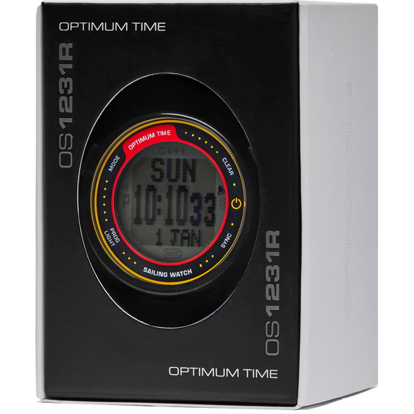 2026 Optimum Time Series 12 Segeluhr Os123 - Schwarz