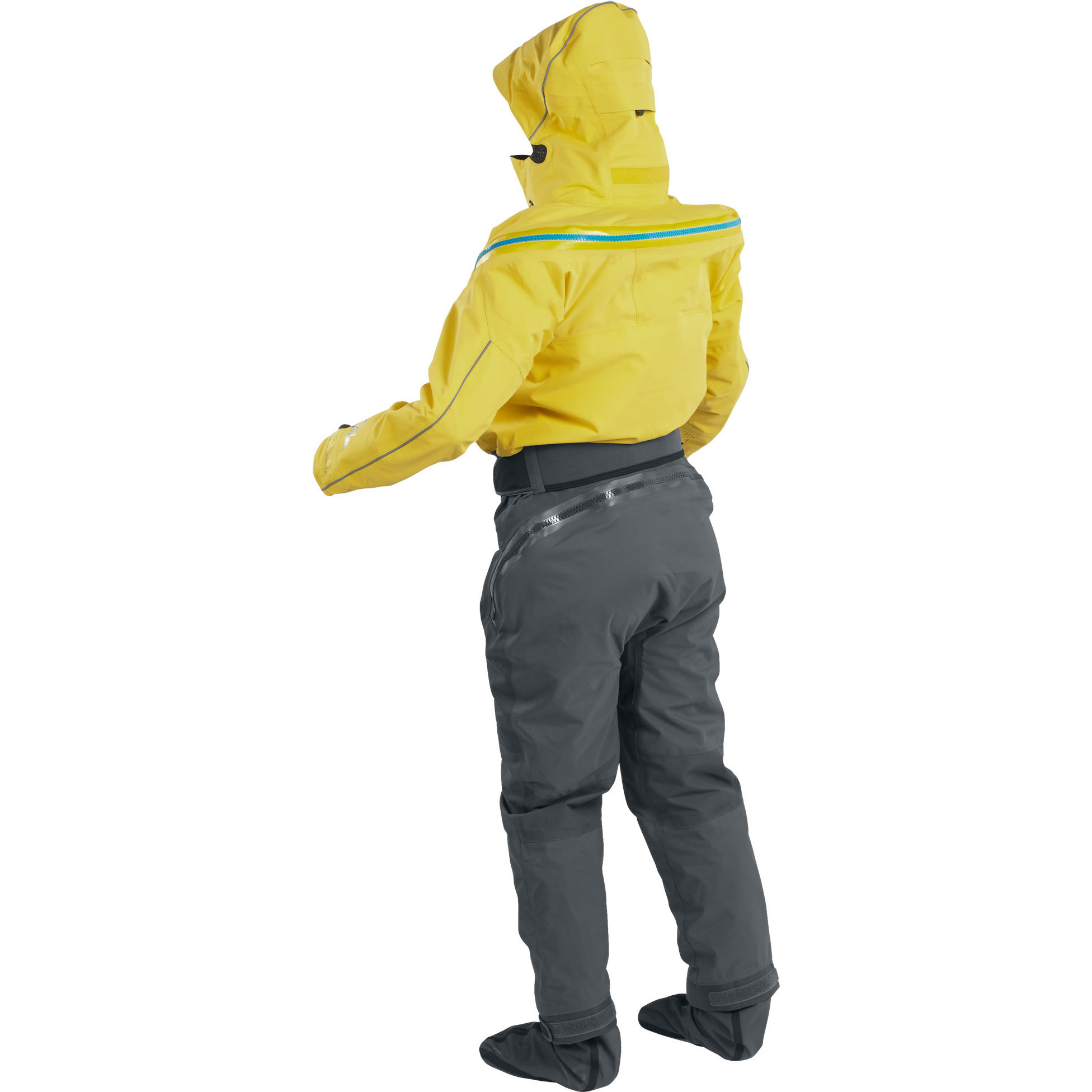 2025 Palm Frauen Bora Touring Kajak Trockentauchanzug 12383 - Yellow / Jet Grey