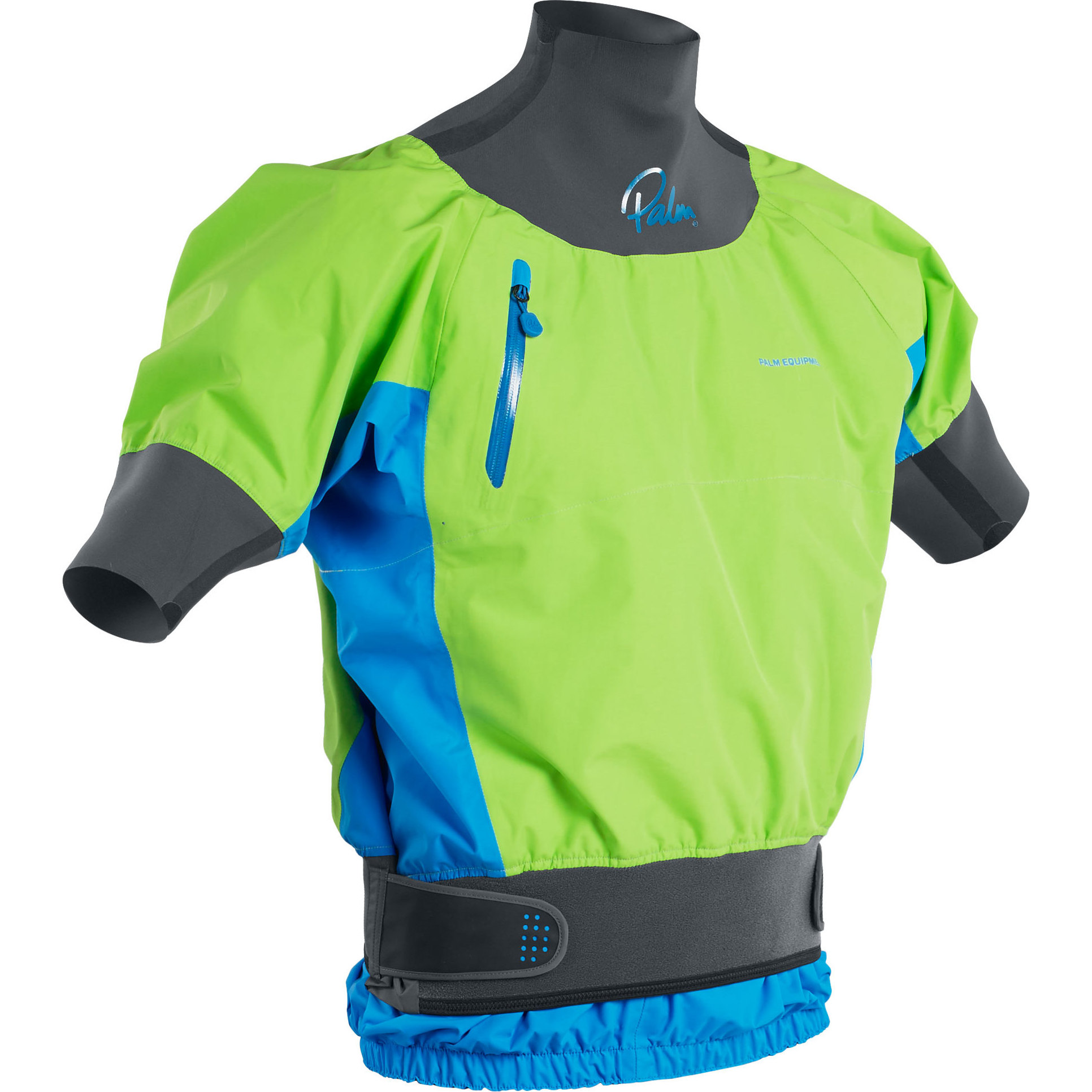 2025 Palm Zenith Wildwasser Kurzarm-Kajak-Jacke Lime Ocean 12391