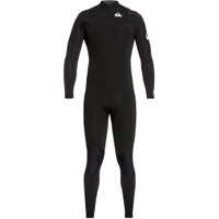 Mens Syncro 3/2mm Chest Zip Anzug Schwarz / Weiß Eqyw10308