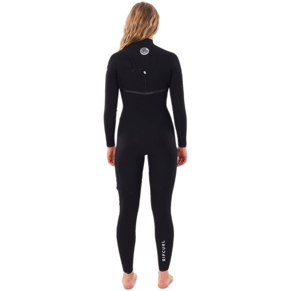 Rip Curl Frauen E-Bomb 4/3mm Zip-frei Neoprenanzug WSMYIG - Black