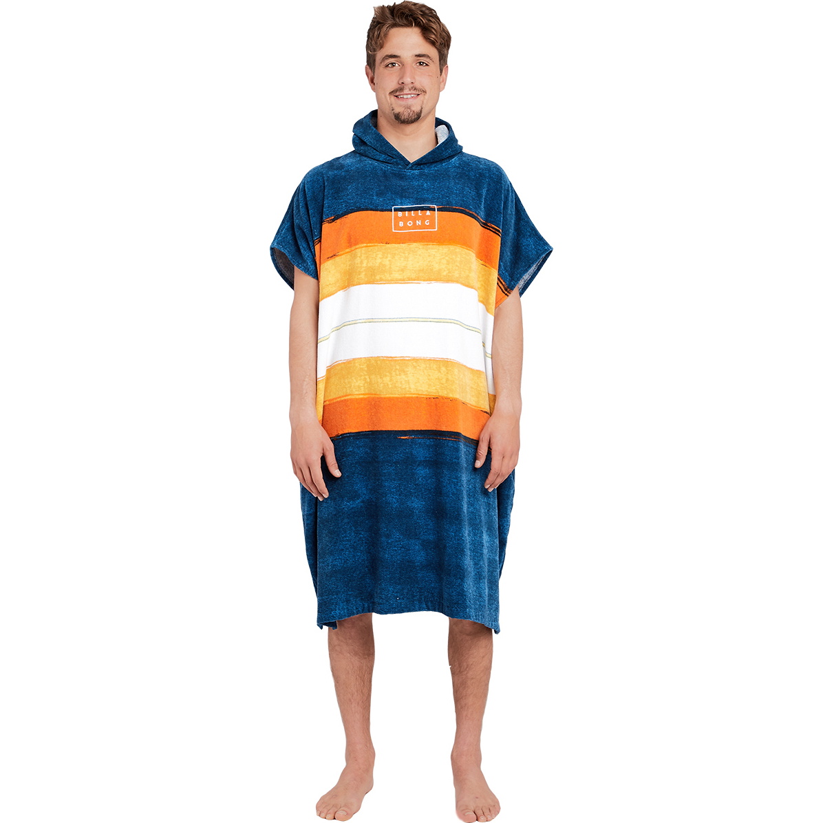 2019 Billabong Hoodie Handtuch Poncho / Wechsel Robe Kurze Ärmel Schiefer H4br01