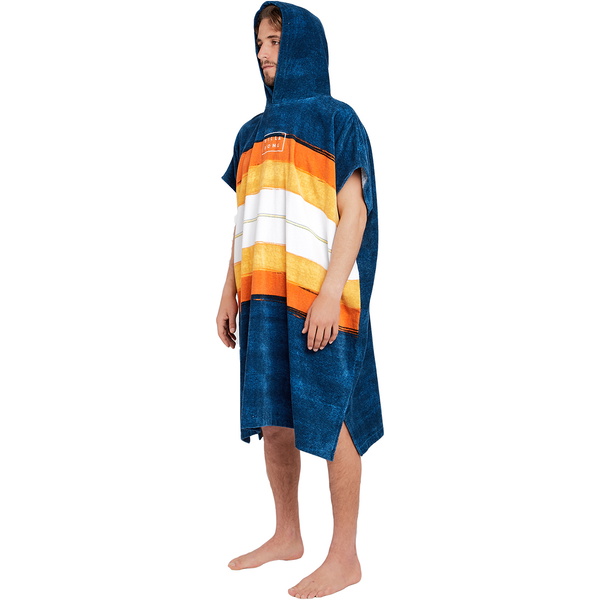2019 Billabong Hoodie Handtuch Poncho / Wechsel Robe Kurze Ärmel Schiefer H4br01