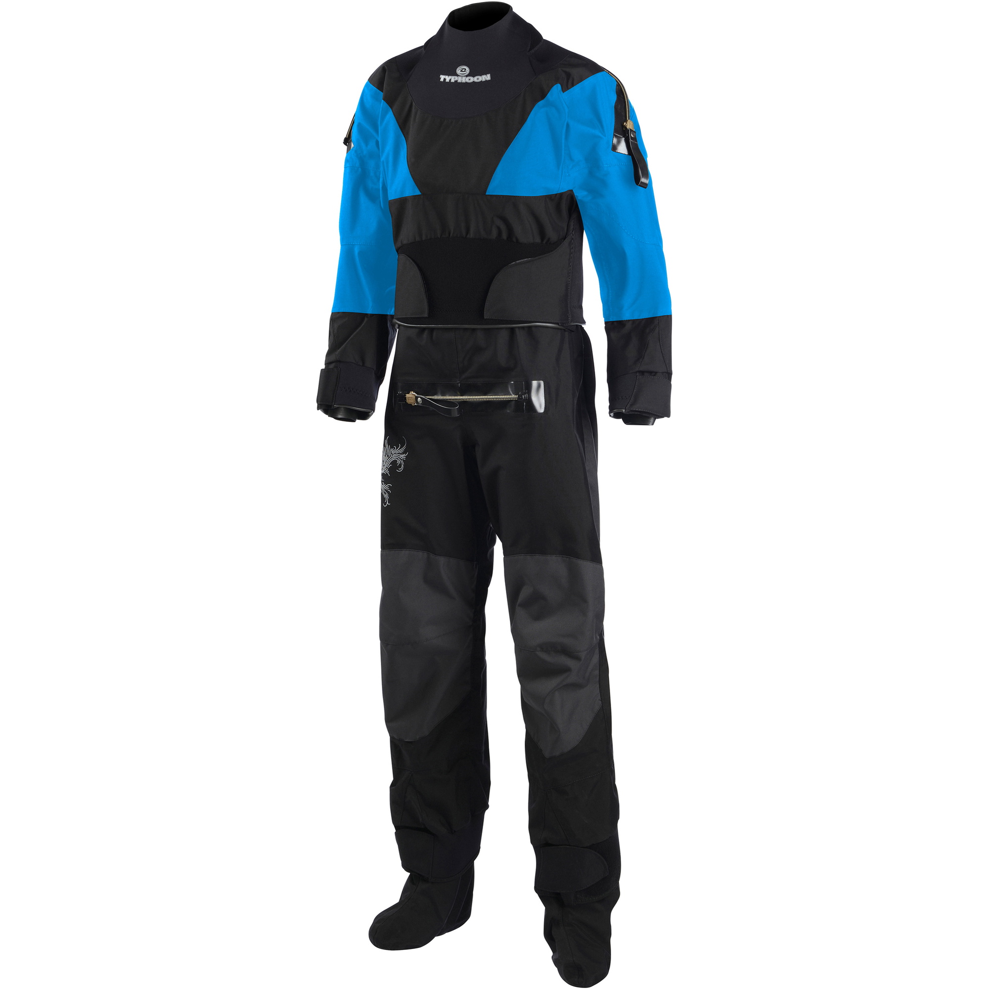 Typhoon Multi Extreme Latex Damen Drysuit + Con Zip Inc FLEECE 100131