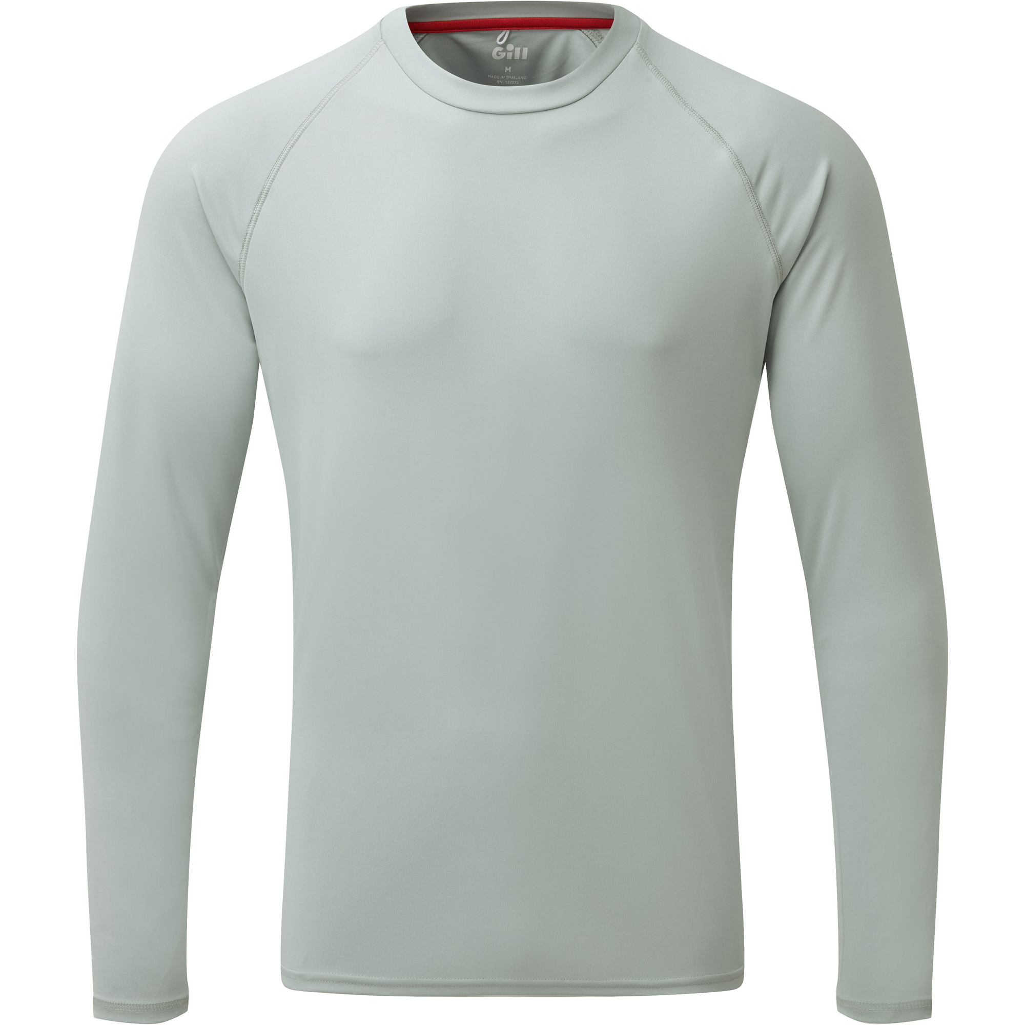 2026 Gill Herren Langarm Uv Tec Tee Grau Uv011