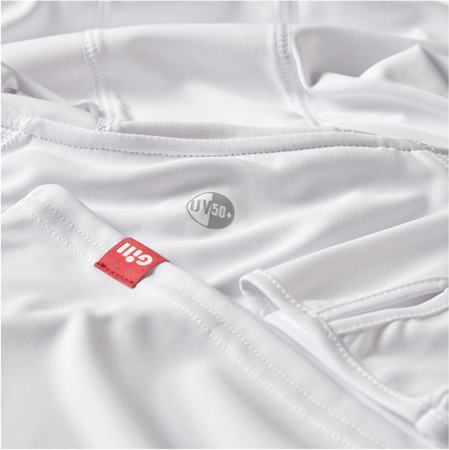 2026 Gill Herren Uv Tec Hoody Weiß Uv016