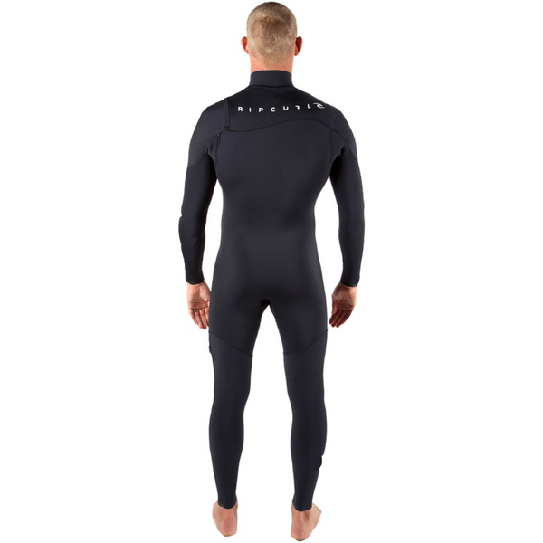 Rip Curl Flashbomb 4 / 3mm ZIP FREIER Neoprenanzug in schwarzem WSM4SF