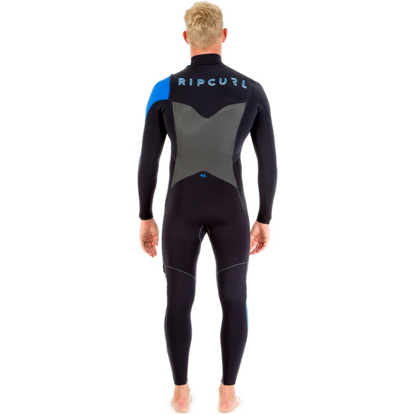 Rip Curl E-Bomb 4/3mm GBS Chest Zip Wetsuit BLUE WSM5BE