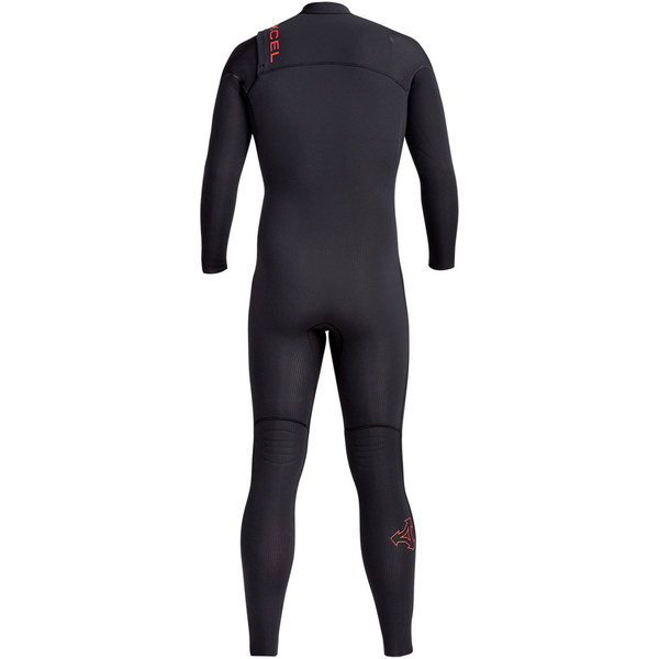2024 Xcel Männer Infiniti LTD 4/3mm Brustreißverschluss Neoprenanzug MN43Z2L9 - Black