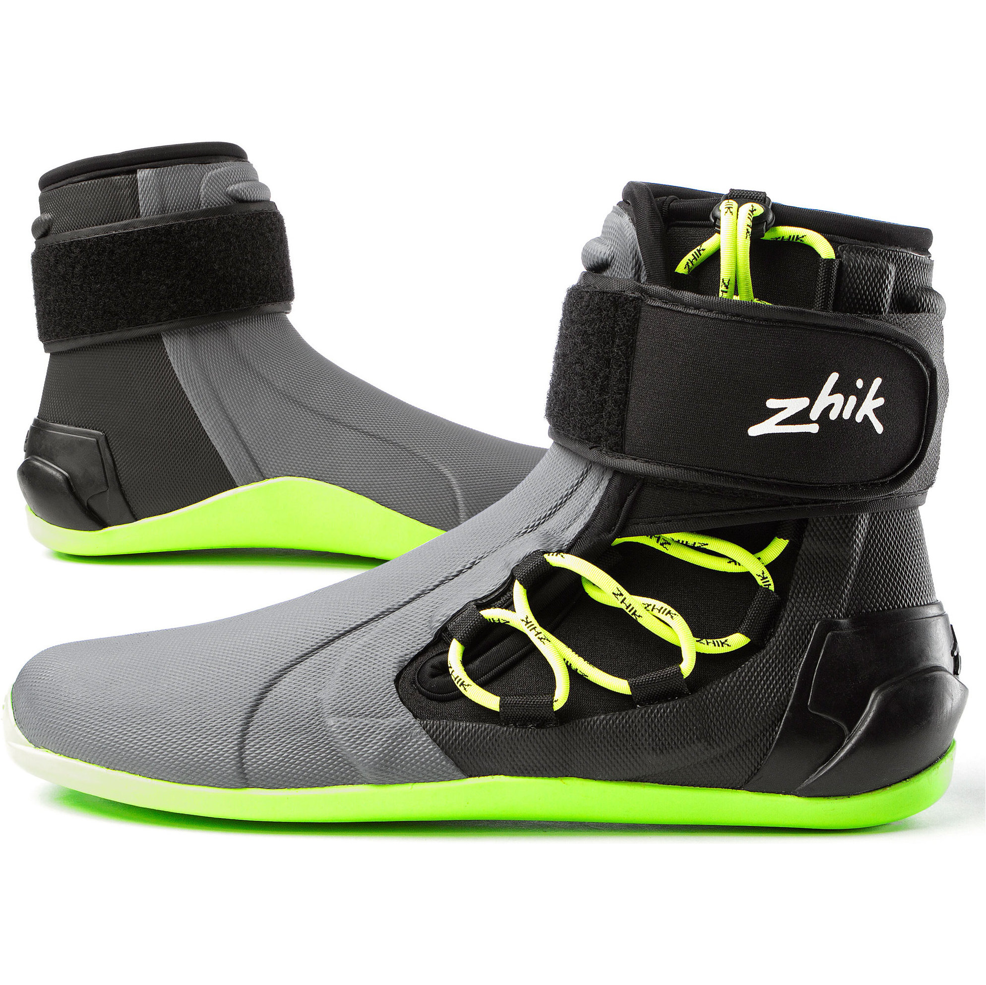2025 Zhik Hochgeschnittene Segelstiefel Grau / Black DBT0270