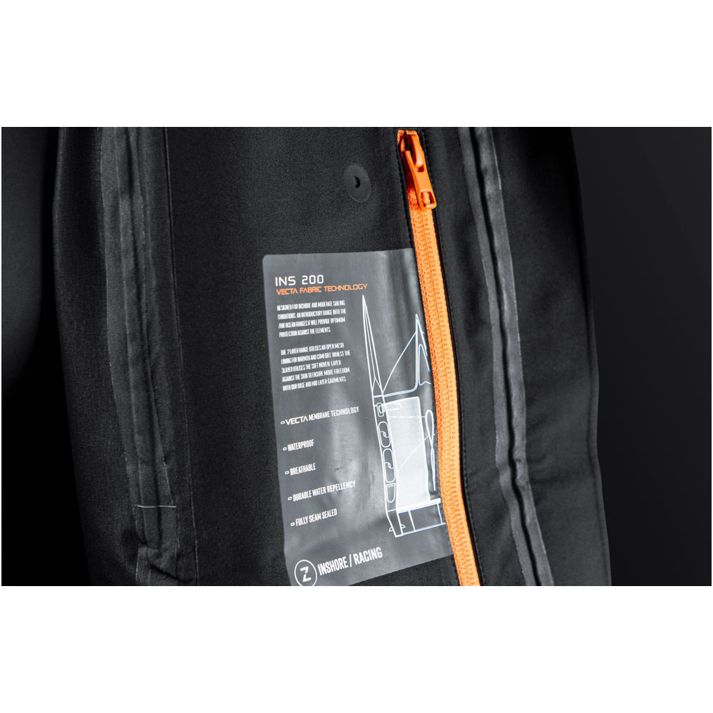 2025 Zhik Männer INS200 Coastal Segeljacke JKT-0210-M-BLK - Black