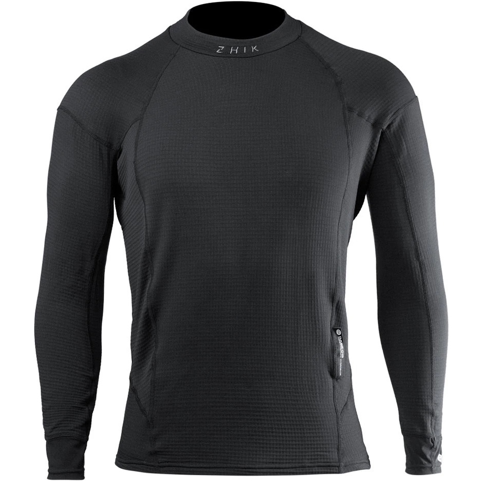 2026 Zhik Herren Superthermal Hydrobase Langarmshirt Ytp-0015 - Schwarz