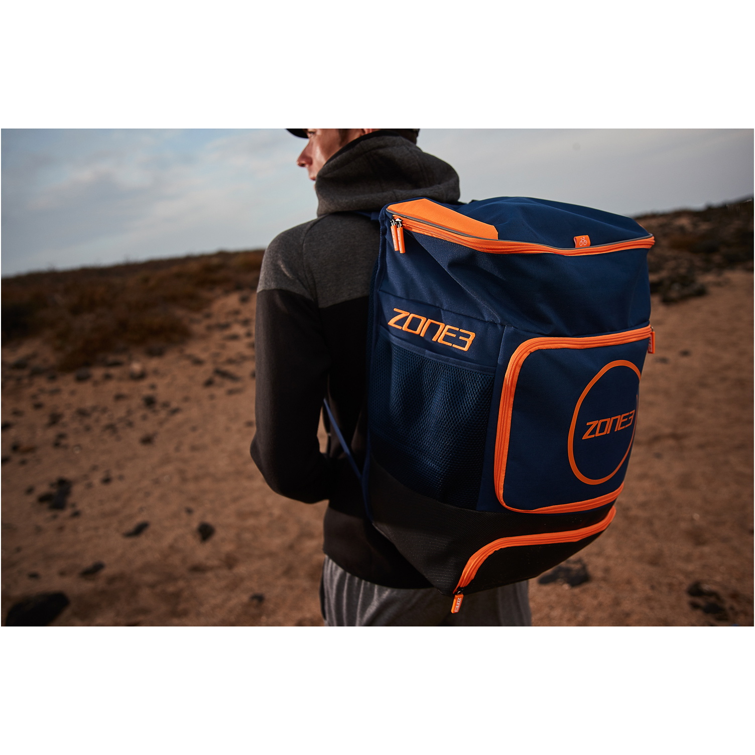 2026 Zone3 Transition 40l Rucksack Ra18tran - Navy / Orange