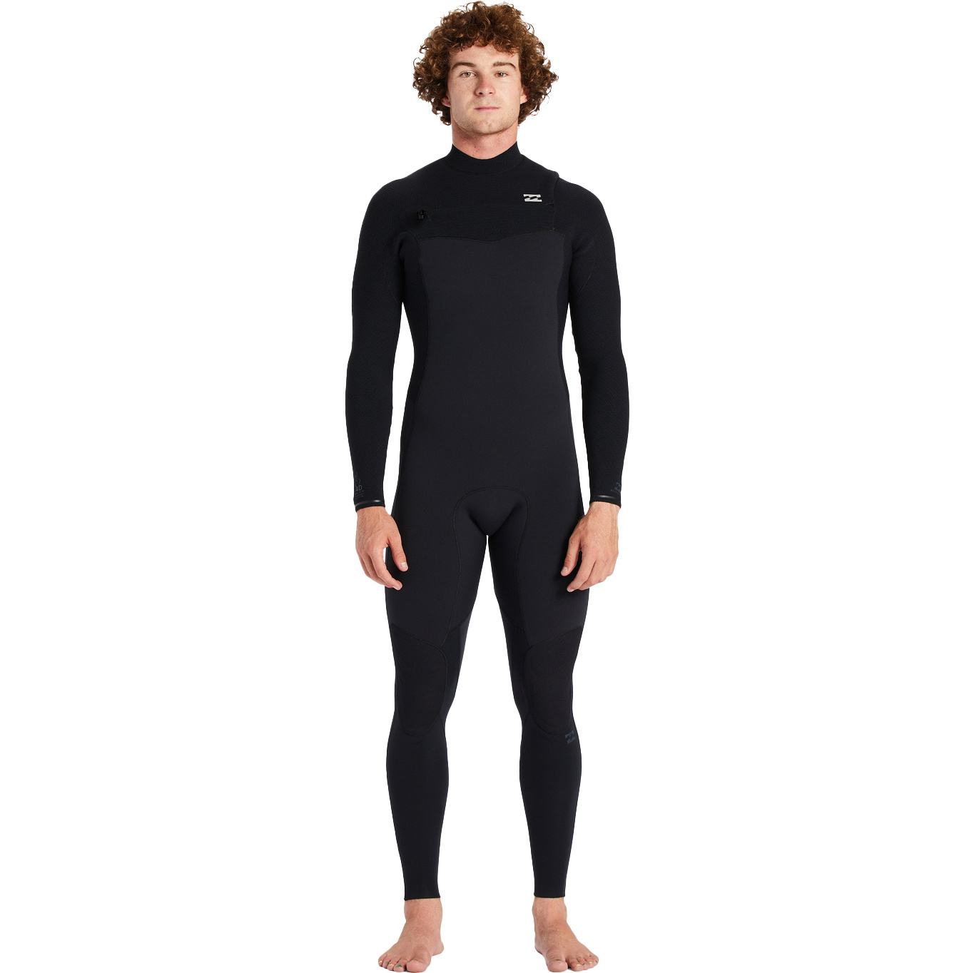 2024 Billabong Männer Revolution 3/2mm Brustreißverschluss Neoprenanzug ABYW100176 - Black