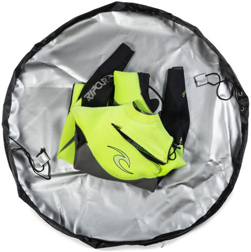 2021 Rip Curl Change Mat in Black / Silver BBBJGL