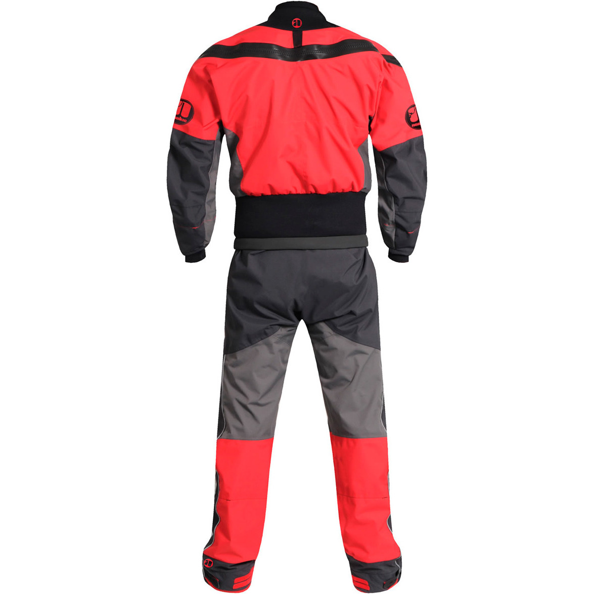 2026 Nookie Charger Kayak Drysuit Charcoal Grey Red DR10