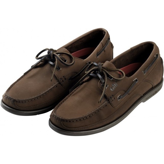 Gill Baltimore 2 Eye Deck Schuh In Dunkelbraun / Nubuk 920
