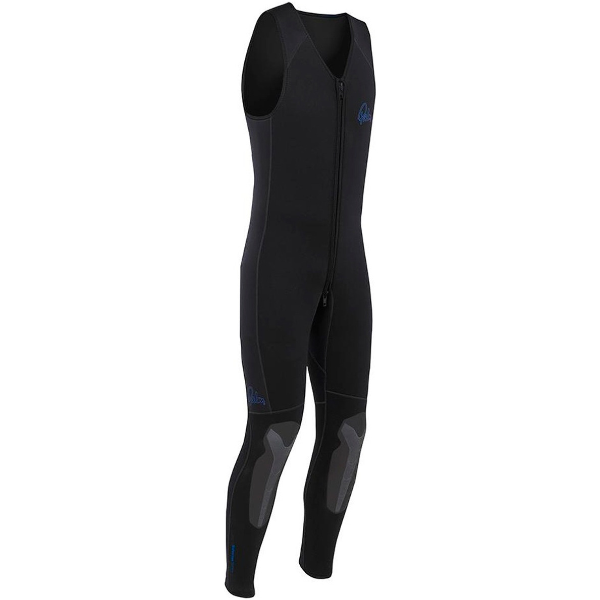 2025 Palm Inferno 5mm Double Lined Neoprene Reißverschluss Vorne Long John Neoprenanzug BLACK 10479P