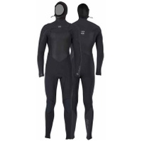 Xero Gold 7 / 6mm mit Kapuze Steamer Wetsuit Schwarz