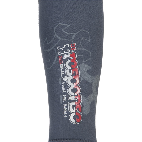 Gul Antwort 5 / 3mm GBS Zurück Zip Wetsuit Schwarz / Graphit / Red RE1213
