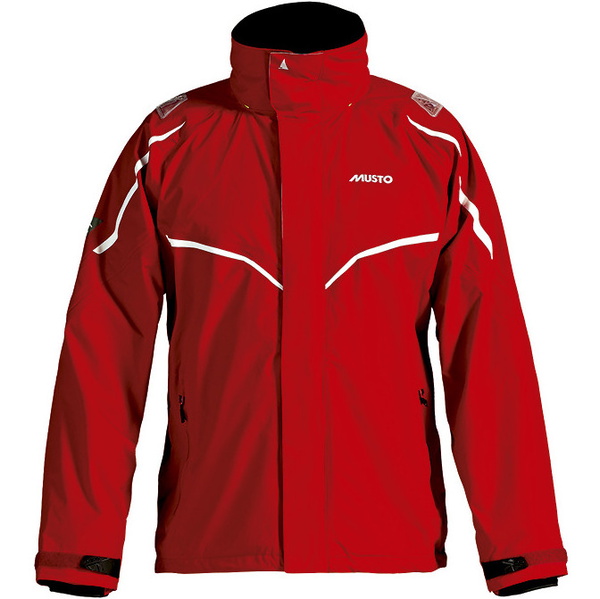 2016 Musto BR1 Inshore Jacke in Rot / Weiß SB1227