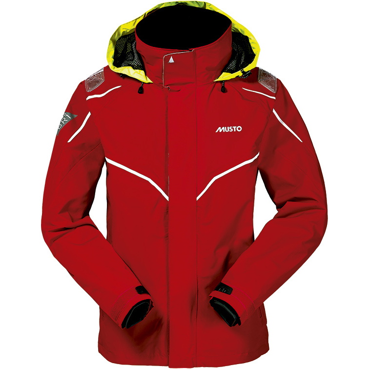 2016 Musto BR1 Inshore Jacke in Rot / Weiß SB1227