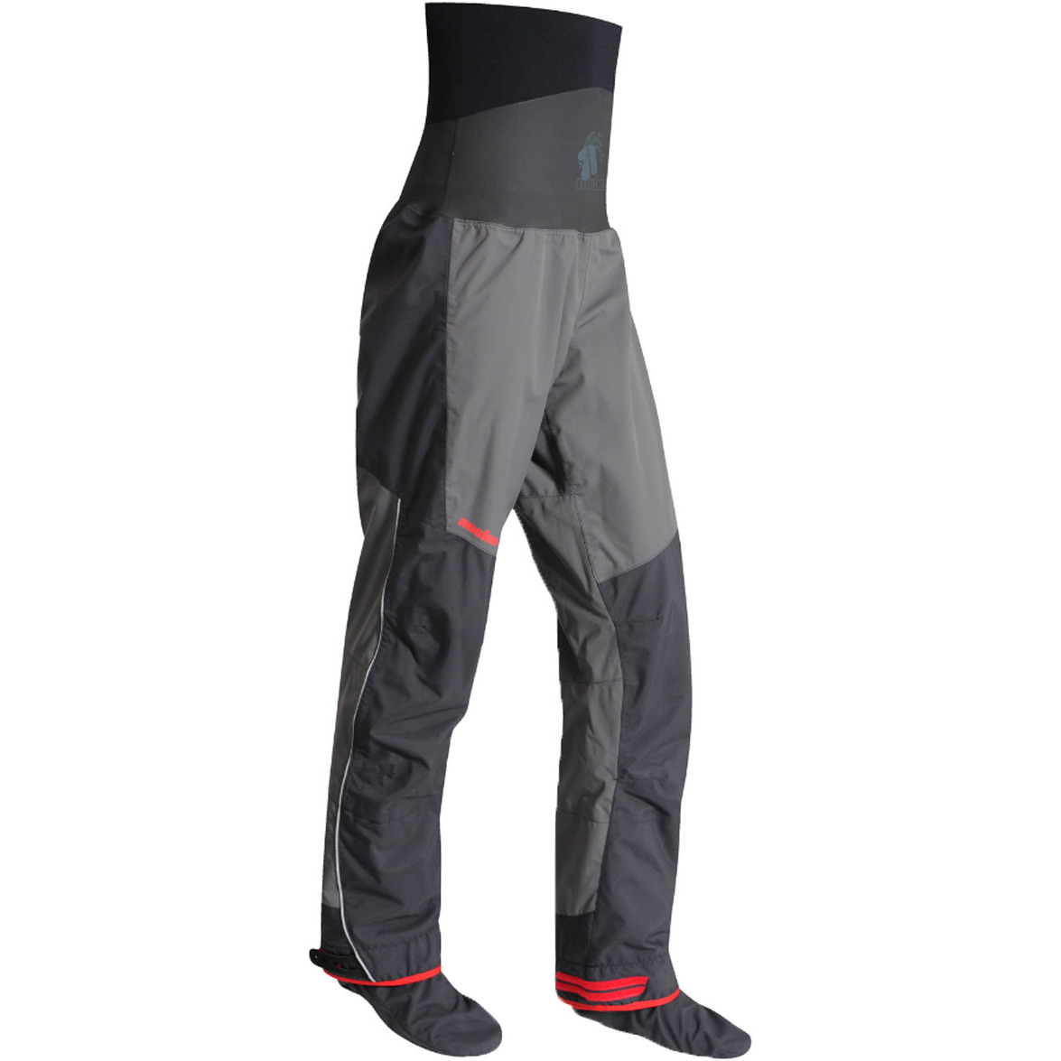 2026 Nookie Evolution Dry Hose Mit Stoffsocken TR30 - Charcoal Grey / Shadow Black