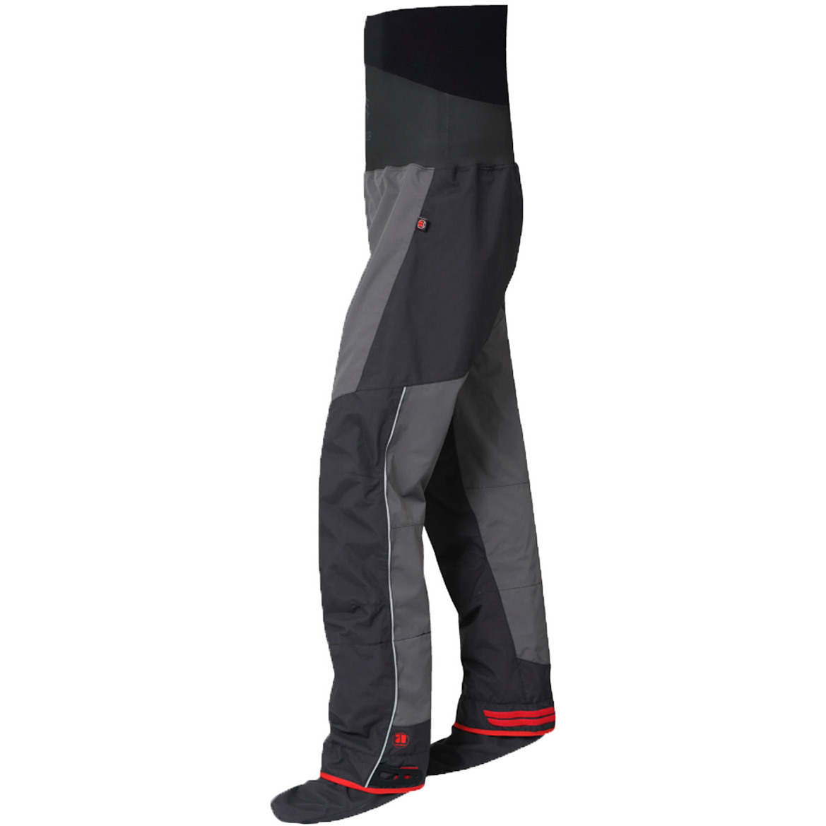 2026 Nookie Evolution Dry Hose Mit Stoffsocken TR30 - Charcoal Grey / Shadow Black