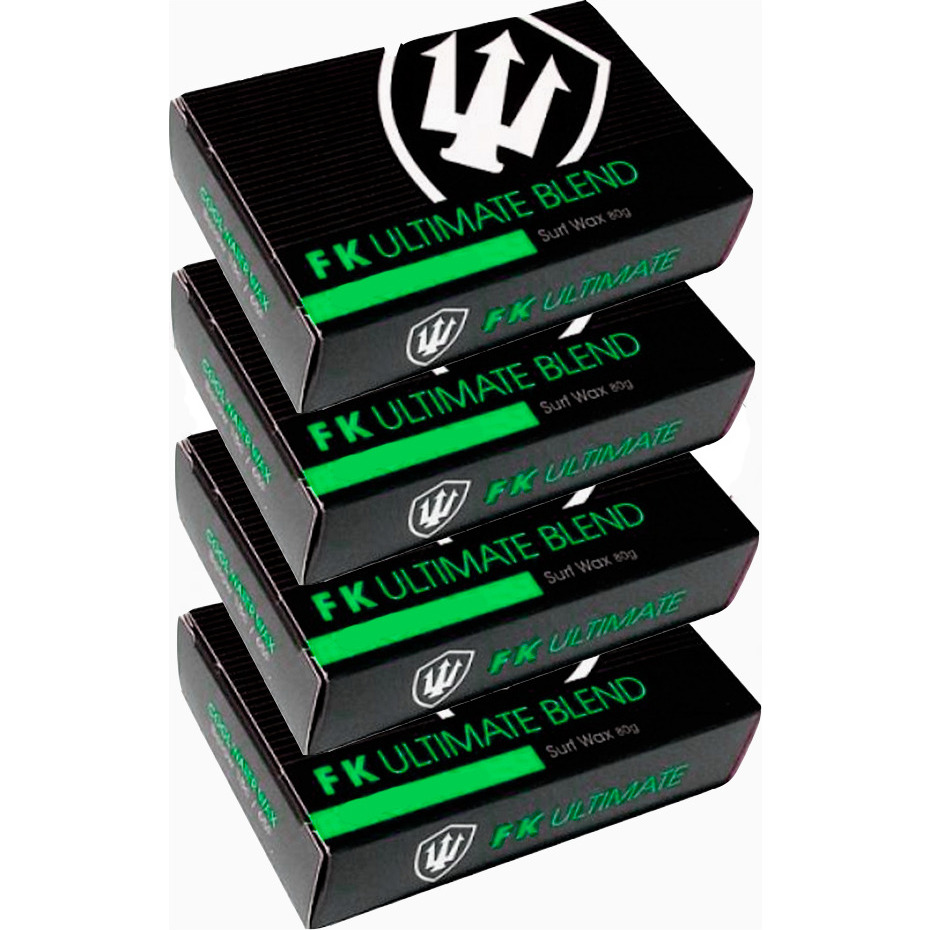 Far King Ultimate Mischung Surf Wax - Packung mit 4 - kalt / X-Soft