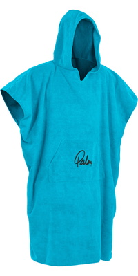 2026 Palm Kapuzen Handtuchwechsel Bademantel / Poncho 11847 - Blau