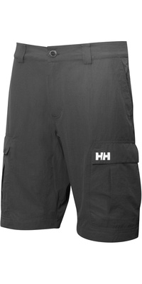 2025 Helly Hansen Mens QD Cargo Shorts Ebony 54154