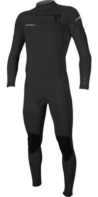 2026 ONeill Mens Hammer 3/2mm Chest Zip Wetsuit 4926 - Black