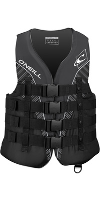 2026 Oneill Superlite 50n Ce Impact Vest 4723 - Schwarz / Rauch / Weiß
