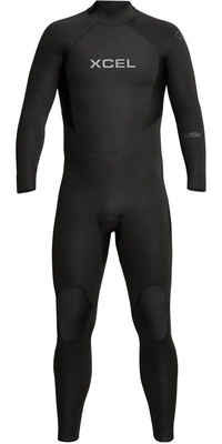 2026 Xcel Mens Axis 3/2mm Back Zip Wetsuit MN32AXG0 - Black
