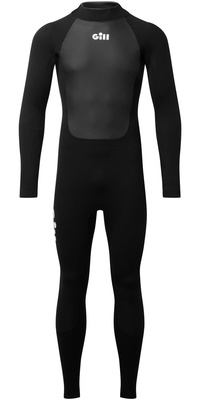 2025 Gill Junior Pursuit 4/3mm Rückenreißverschluss Neoprenanzug 5029J - Black