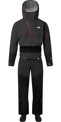 2026 Gill Verso Back Zip Trockentauchanzug & Mit Reißverschluss 4805 - Graphite