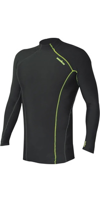 2026 Nookie Mens Softcore Long Sleeve Base Layer TH50 - Black / Lime