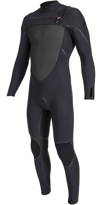 2025 ONeill Männer Psycho Tech 4/3mm Brustreißverschluss Neoprenanzug 5505 - Black