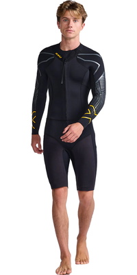 2026 2XU Mens Propel Swim Run Wetsuit MW5479c - Black / Ambition