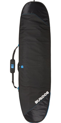 2026 Bulldog Kern Mini Mal Surfbrett Tasche Bdbbcmm - Schwarz / Cyan
