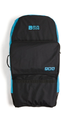 2026 Bulldog Dreifache Bodyboardtasche Bdbbbt - Schwarz / Cyan