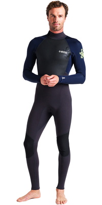 2026 C-Skins Männer Element 3/2mm Rückenreißverschluss Neoprenanzug C-EL32STM - Anthracite / Slate / Lime
